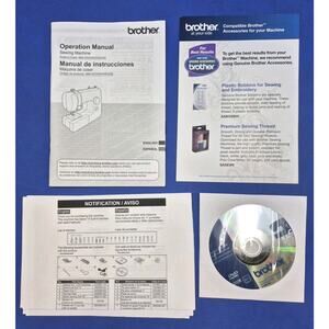 Brother Sewing Machine Operation Manual CD Products 888-X53/X54/X55/X56 NEW